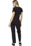 Pact Women's 278066 Black Organic Cotton Wrap Jumpsuit size XL