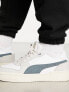 Puma CA Pro luxe trainers in white and hazy blue