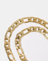 Фото #4 товара ASOS DESIGN waterproof stainless steel chain necklace in gold tone