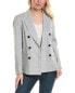 Фото #1 товара Peserico Double-Breasted Wool & Linen-Blend Jacket Women's