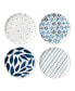 Blue Bay Melamine Assorted Accent Plates, Set Of 4