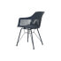 Dining Chair DKD Home Decor Blue Navy Blue 57 x 57 x 80,5 cm