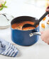 Фото #4 товара Style Aluminum 3 Quart Nonstick Straining Saucepan with Lid