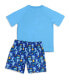 Toddler Boys Nickelodeon Smile Blue Sleep Pajama Set Синий, 4T - фото #2