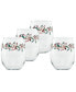 Фото #1 товара Nutcracker Holly Stemless Wine Glasses, Set of 4