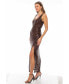 ფოტო #4 პროდუქტის Women's Sequin Tank Gown