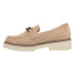 Corkys Literally Lug Sole Loafers Womens Beige 10-0123-CAFS