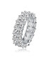 ფოტო #1 პროდუქტის Sterling Silver Clear Cubic Zirconia Marquise Ring