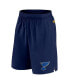 ფოტო #4 პროდუქტის Men's Navy St. Louis Blues Authentic Pro Tech Shorts