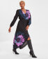 Фото #4 товара Women's Printed Surplice-Neck Tie-Waist Dress, XS-3X, Created for Macy's