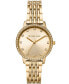 ფოტო #1 პროდუქტის Women's Melissa Gold-Tone Stainless Steel Bracelet Watch 35mm