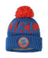 Фото #2 товара Big Boys Blue Oklahoma City Thunder Sport Cuffed Knit Hat with Pom