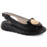 Фото #1 товара Comfortable leather sandals on the Artiker W HBH74A platform, black