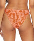 Фото #2 товара Juniors' Blocked Out Printed Cheeky Bikini Bottoms