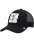 ფოტო #1 პროდუქტის Men's Black Goat Beard Trucker Snapback Hat