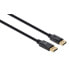 Manhattan DisplayPort 1.4 Cable - 8K@60hz - 3m - PVC Cable - Male to Male - Equivalent to DP14MM3M - With Latches - Fully Shielded - Black - Lifetime Warranty - Polybag - 3 m - DisplayPort - DisplayPort - Male - Male - 7680 x 4320 pixels