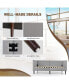 Фото #8 товара Twin Daybed Upholstered Linen Wooden Sofa Bed Frame