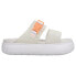 Фото #1 товара Puma Suede Mayu Pop Platform Womens White Casual Sandals 384433-02