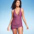 Фото #1 товара Women's Convertible Side-Tunneled Swim Dress - Kona Sol Purple L