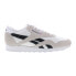 Фото #2 товара Reebok Classic Nylon Mens White Suede Lace Up Lifestyle Sneakers Shoes