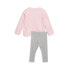 Фото #2 товара Puma TwoPiece Fleece Crew Neck Sweatshirt & Leggings Set Toddler Girls Size 2 C