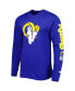 ფოტო #3 პროდუქტის Men's Royal Los Angeles Rams Halftime Long Sleeve T-shirt