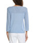 Фото #2 товара St. John Bateau Neck Top Women's Blue Xl