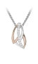 Фото #1 товара Колье Silver Cat Glittering Bicolor Necklace.