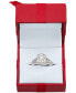 Фото #2 товара Кольцо Macy's Diamond Halo Bridal Set 2 ct. 14K Gold