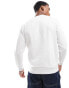 Jack & Jones script logo crew neck sweatshirt in white