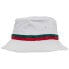 FLEXFIT Stripe hat white/firered/green - фото #1