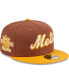 ფოტო #1 პროდუქტის Men's Brown New York Mets Tiramisu 59FIFTY Fitted Hat