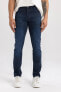 Фото #1 товара Pedro Slim Fit Dar Kalıp Normal Bel Dar Paça Jean Pantolon C3905AX24SP