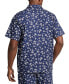 ფოტო #2 პროდუქტის Men's Cotton Notched-Collar Pajama Shirt