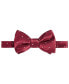 Фото #1 товара Men's Crimson & Cream Dot Bow Tie