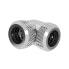 Barrow Multi-Link Adapter 90 Grad 12mm AD auf 12mm AD Hardtube - silber