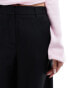 Pieces pleat front tailored trousers in black Черный, XS - EU 34 - фото #5