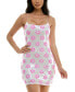 ფოტო #1 პროდუქტის Juniors' Floral Sequin Sleeveless Bodycon Dress