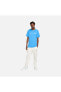 Фото #5 товара Футболка мужская Nike Sportswear Standard Issue Short-Sleeve Erkek, синяя, мягкая.