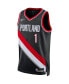 Фото #2 товара Men's and Women's Anfernee Simons Black Portland Trail Blazers Swingman Jersey - Association Edition