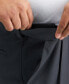 Фото #5 товара Men's Big & Tall Iron Free Premium Khaki Classic-Fit Pleated Pant