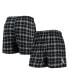 Фото #2 товара Men's Black, Gray Chicago White Sox Ledger Flannel Boxers