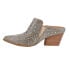 Фото #3 товара Corkys Hello Darlin Rhinestone Mules Womens Silver Dress Casual 10-0076-CLER