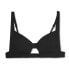 Фото #5 товара Women's Knot-Front Crepe Textured Bralette Bikini Top Shade & Shore™ Size Small