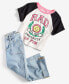 Фото #4 товара Girls Rad Graphic T-Shirt, Created for Macy's