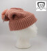 adidas women's Twilight 4 Ballie Knit Pom Beanie Wonder Mauve Pink New