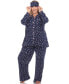 Фото #1 товара Пижама White Mark Plus Size Pajama
