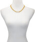 ფოტო #3 პროდუქტის Gold-Tone Glass Stone Pendant Layered Necklace