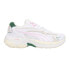 Фото #1 товара Puma Teveris Nitro Preppy Lace Up Womens White Sneakers Casual Shoes 39109601