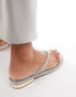 Фото #8 товара Simmi London Havanah embellished flat sandal in silver